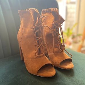 Express Suede Heels